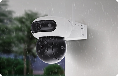 CB90 Dual camera installed outdoors