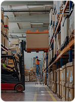Security monitoring inside a warehouse